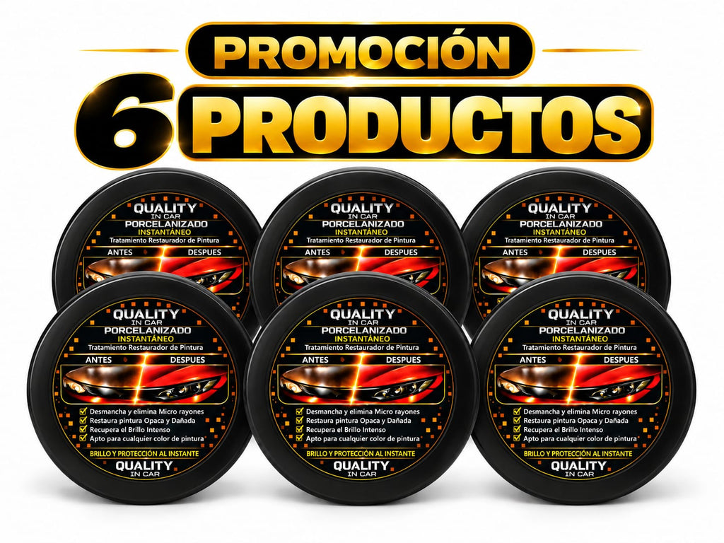 Promoción 6 unidades Porcelanizado Instantáneo