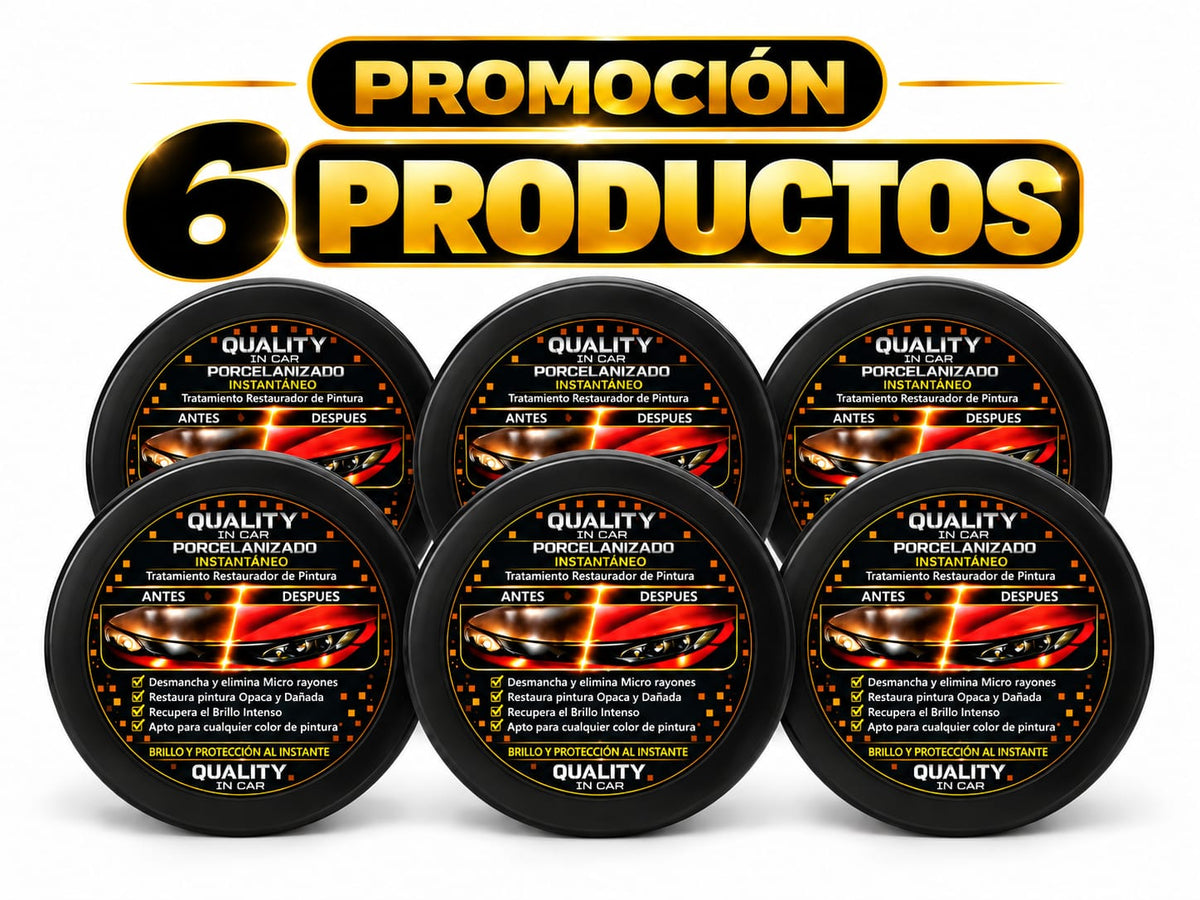 Promoción 6 unidades Porcelanizado Instantáneo